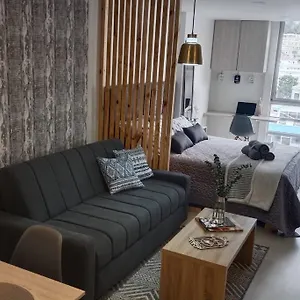 Loft En Centro De Bogota, Hermosa Vista Y Confort Apartamento Bogotá